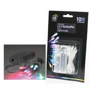 - LED Lightchain 10 LED coloured, for indoor use