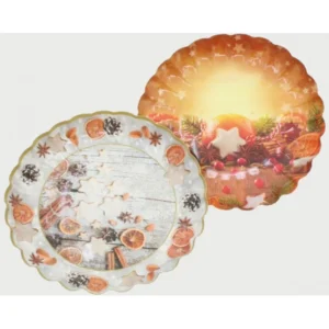 Paptallerken 2 stk -  21cm