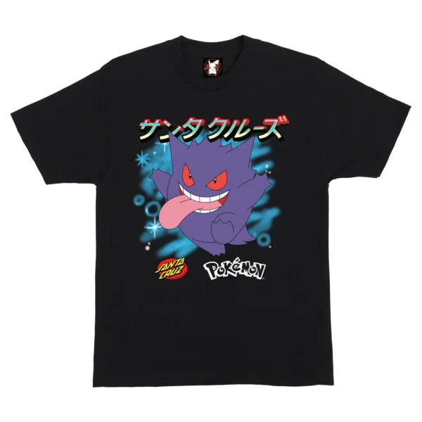 Santa Cruz Pok mon Ghost Type 3 S S Heavyweight T Shirt Black