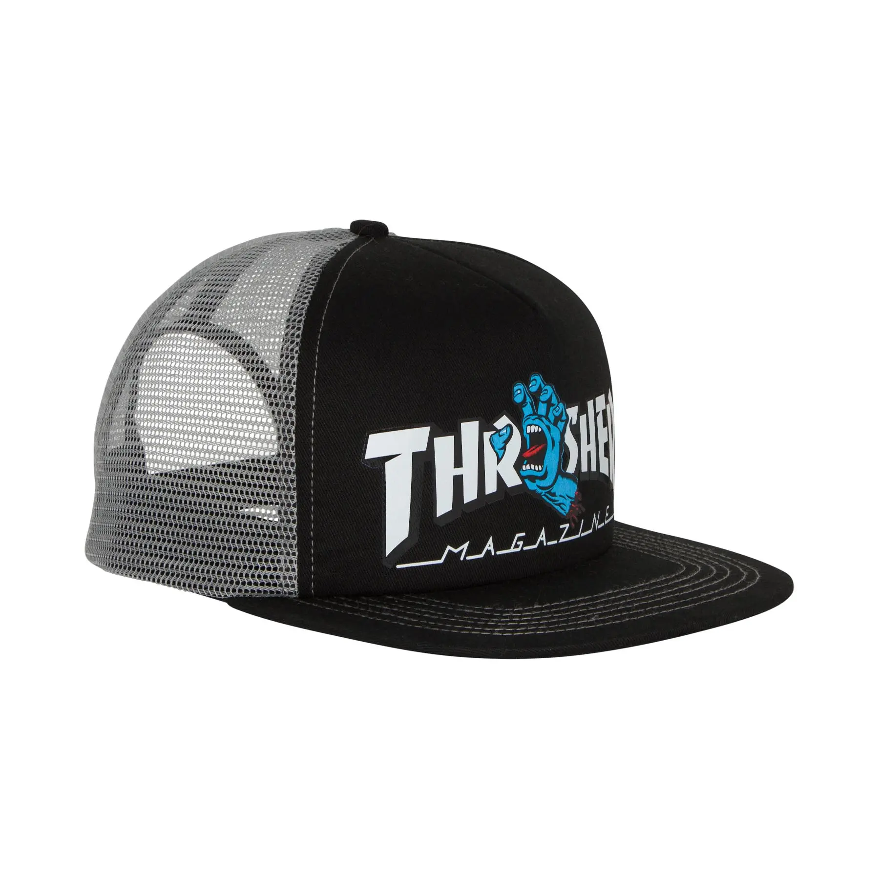 44442219-thrasher-screaming-logo-mesh-trucker-high-profile-hat-blkgrey-unisex-santa-cruz-3