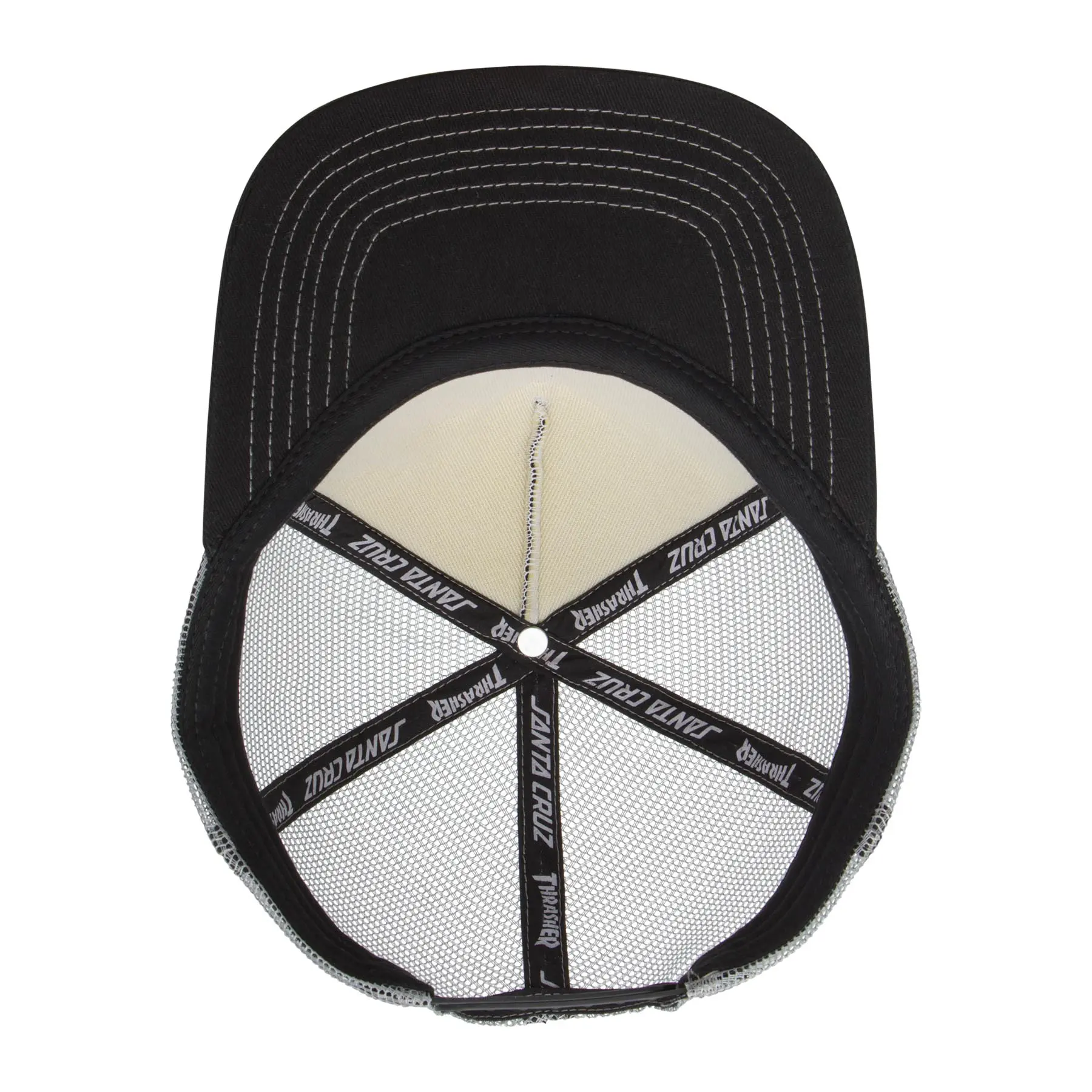 44442219-thrasher-screaming-logo-mesh-trucker-high-profile-hat-blkgrey-unisex-santa-cruz-4