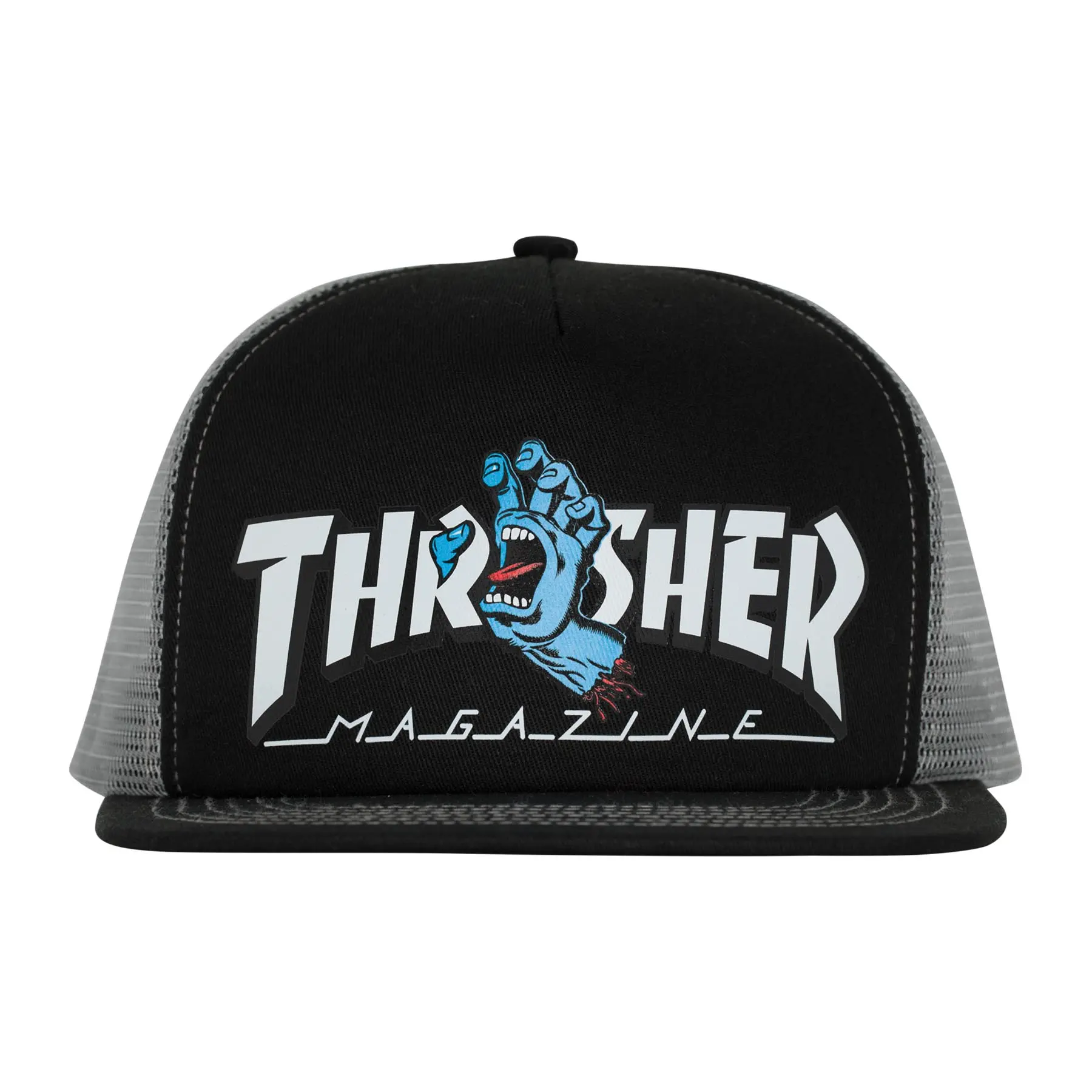 44442219-thrasher-screaming-logo-mesh-trucker-high-profile-hat-blkgrey-unisex-santa-cruz-5