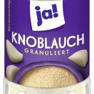 Ja! granuleret hvidløg, 70g glas