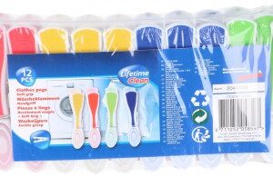 - Clothes pegs 12stk PP/TPR