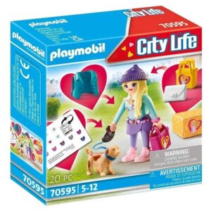 Playmobil - City Life - Mode pige med hund