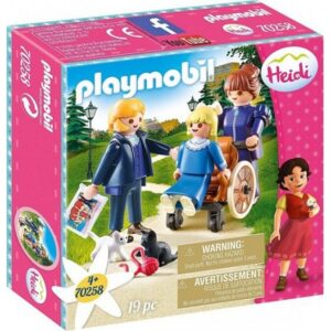 Playmobil - Heidi Klara med far og Miss Rotteme