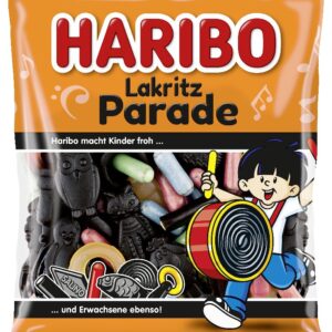 Haribo - liquorice parade, 175g bag