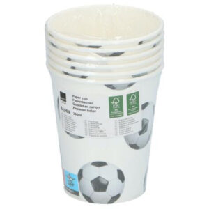 Party Casa - Cup Football 6Pc 266Ml