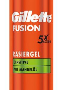 Gillette - Fusion Shaving Gel 200ml Sensitive Skin