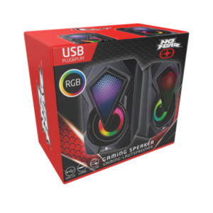 No Fear - Speaker  USB Wired ( 2 Pc / 18W / Black )