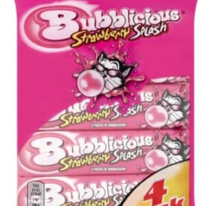 Bubblicious - Strawberry Splash 152g 4pak