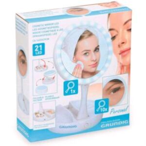 Grundig - Cosmetic mirror 21LED foldable