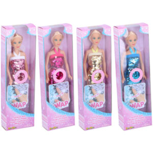 Eddy Toys - Fashion doll sequin 29cm PP 4ass