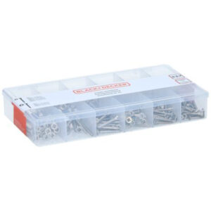 Black & Decker - Screw set, 332stk Pozidriv, ass