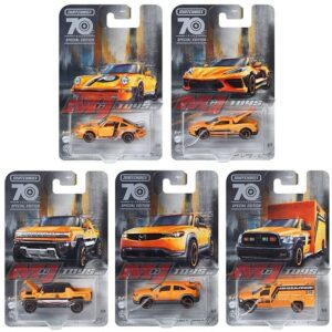 Mattel - Matchbox 70 Years die-cast vehicles 1:64 10.5x16