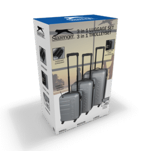 Slazenger - Trolley 18/22/26 Inch Silver With Lock