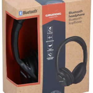 Grundig - Bluetooth Headphone Black 150mAh