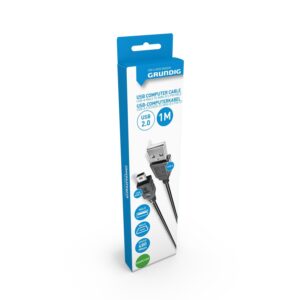 Grundig - USB-A to USB Mini-B 2.0 Cable 1m