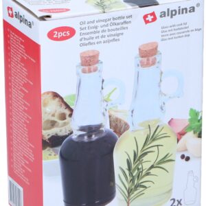 Alpina - Oil and Vinegar Bottle 250ml Ø7x18cm