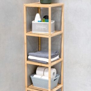 Alpina - Bathroom Rack 4 Levels 33x32x108.5cm
