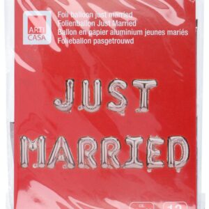 Articasa - Foil Balloon Just Married Decoration