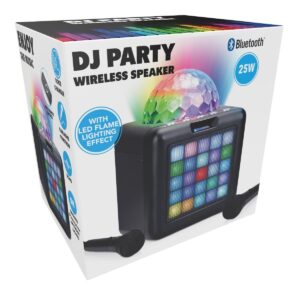 - Karaoke PartySpeaker BT 10W 25 LEDs USB