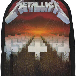 Rocksax - Metallica - Master Of Puppets Logo - Classic Backpack with Laptop Pocket (Black)