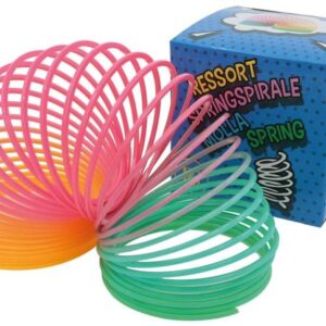 - Spiral Spring 6.5cm Rainbow Colours