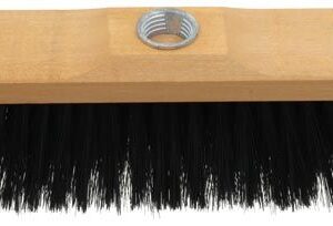 - Broom inside 27x8cm brown, metalthread 2 ass.