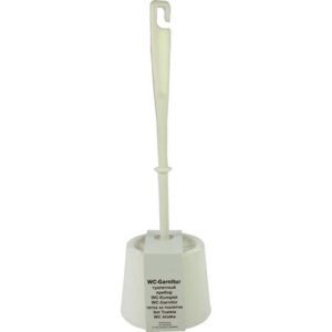 - Toilet brush with holder 38cm white