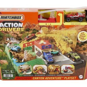 Mattel - Matchbox Action Drivers Canyon Playset with vehicl
