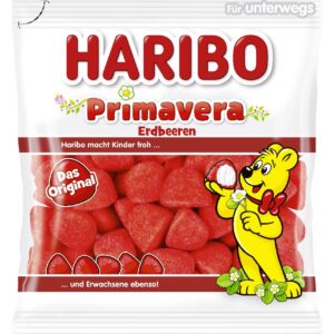 Haribo - strawberries, 100g bag