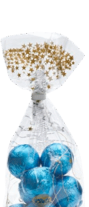 Klett - Klett Chocolate Christmas Balls Blue 100g