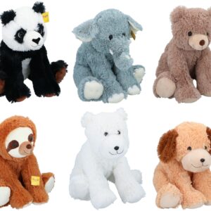 SUNKID - Plush Animal Sitting 70cm 6ass