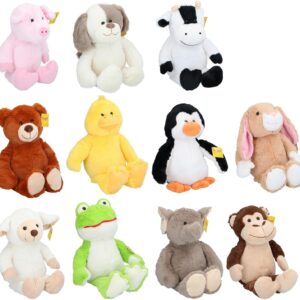 SUNKID - Plush Animal Sitting 30cm 12ass