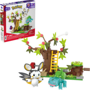 MEGA BLOKS - Pokemon: Emolga and Bulbasaur's Charming Woods