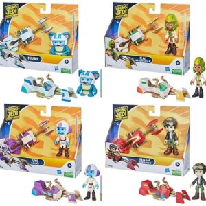 Star Wars - Star Wars The young Jedi Preschool Figure and vehicle 4ass