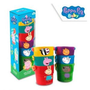 Gurli Gris - Peppa Pig Stacking Buckets 9.5x24.5cm