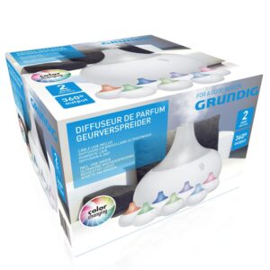 Grundig - Humidifier Aroma Diffuser - color changing