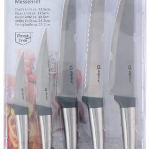 Alpina - Knife 5stk 32/31.5/23.5/19cm Stainless