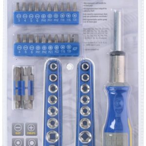 Kinzo - Ratchet screwdriver, 52stk ST