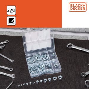 Black+Decker - Nuts & Bolts Set 270 Pieces