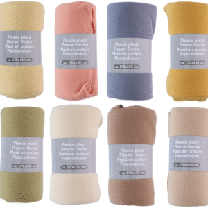 - Plaid Polar Fleece 170x130cm 8ass