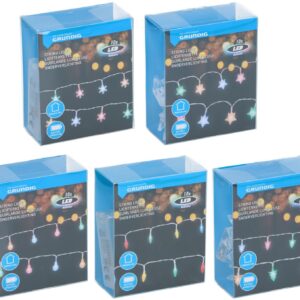 Grundig - Xmas String 5ass 10Led 2xAA Excluded