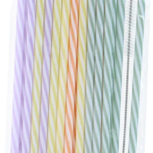 Alpina - Reusable Straws with Cleaning Brush 25stk ca. 21cm