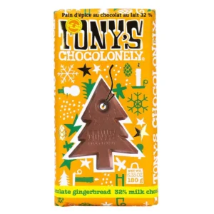 Tony's Chocolonely - Milk Chocolate 32% Ginger Cookies  180g